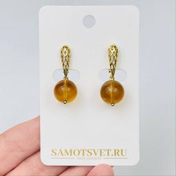 Серьги из Флюорита