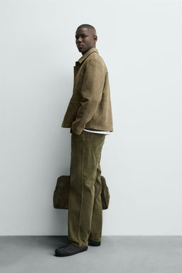 FAUX SUEDE JACKET WITH POCKETS - Zara фото 4