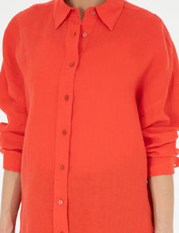 Nar _i_e_i Oversize Keten G_mlek