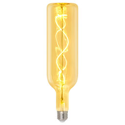 LED-SF21-5W/SOHO/E27/CW GOLDEN GLS77GO Лампа светодиодная SOHO. Золотистая колба. Спиральный филамент. Картон. ТМ Uniel