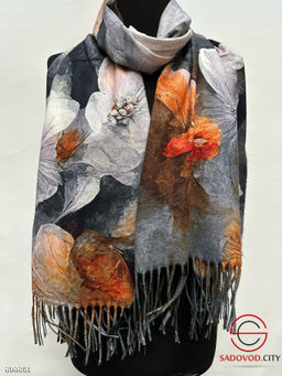 Теплые зимние палантины, из 100% кашемира.