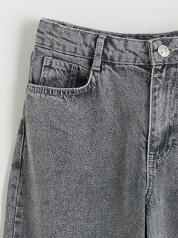 Baggy Fit K?z ?ocuk Jean Pantolon