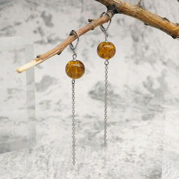 Серьги из муранского стекла