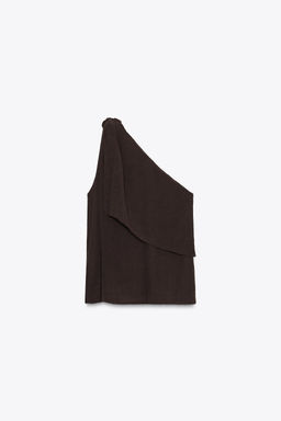 ASYMMETRIC TEXTURED TOP - Zara фото 5