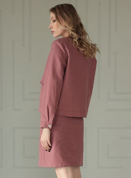 Юбка льносодержащая ткань - Волтри фото 6