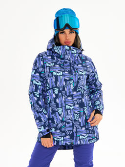 Женская горнолыжная сноубордическая куртка Alpha Endless Ultra Chaleur SNB 423/316_5 Разноцветный  фото 2