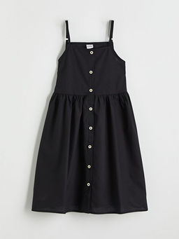 Kare Yaka K?z ?ocuk Elbise