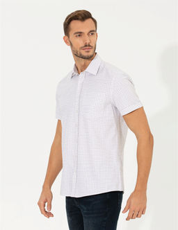 Bej Regular Fit K_sa Kollu G_mlek - Pierre cardin фото 4