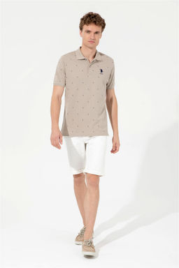 Мужская футболка цвета хаки с воротником-поло Неожиданная скидка в корзине - U.s. polo assn фото 4