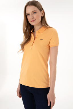 Kad_n Turuncu Basic Polo Yaka Ti__rt Sepette S_rpriz _ndirim - U.s. polo assn фото 3