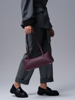 Кожаная сумка Raduy DBR 31127 бордовое вино фото 6