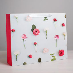 Цена за 2 шт. Пакет подарочный ламинированный, упаковка, «Ты прекрасна», ML 23 х 27 х 11.5 см