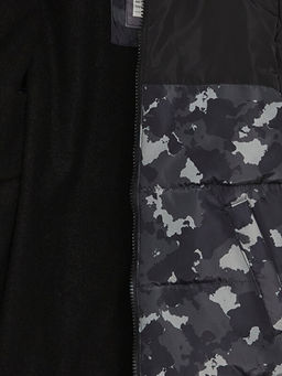 Kap??onlu Bask?l? Erkek ?ocuk Mont - Waikiki фото 3