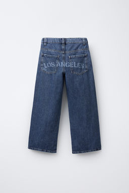 SLOGAN STRAIGHT JEANS - Zara фото 2