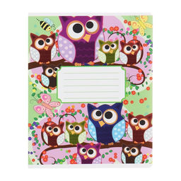 Комплект тетрадей из 10 штук, 12 листов в линию Calligrata "Яркий микс", обложка мелованная бумага, ВД-лак, блок офсет, 5 видов по 2 штуки