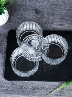 Банка для специй 200 мл 3 яруса / TG2019-3 /уп 24/ конфетница - ГалеонТрейд фото 3