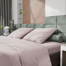 Постельное бельё Этель 2сп Tencel 180*210см, 220*245см, 50*70см-2шт, цвет пудра  фото 3