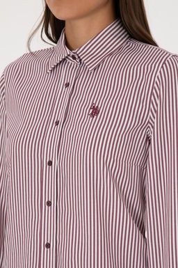 Kad_n Bordo Uzun Kollu G_mlek Sepette S_rpriz _ndirim - U.s. polo assn фото 7