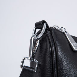 Сумка-багет на молнии, с кошельком, цвет чёрный - Simaland фото 4