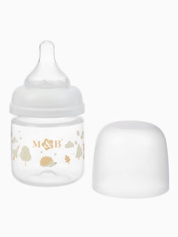 Бутылочка для кормления M&B, ШГ Ø50 мм, +0мес., 120 мл., набор 2 шт. в кор.