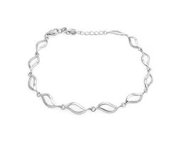 Браслет из серебра без вставки, ТФБ-41