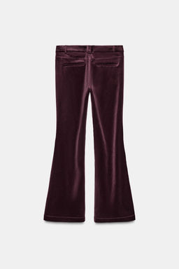 FLARE VELVET TROUSERS ZW COLLECTION - Zara фото 7