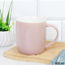 Кружка 400 мл / HQ-308 /уп 12/48/ ПРОМО АКЦИЯ/Пыльная роза