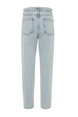 TRENDYOLMILLA Mavi Yuksek Bel Mom Jeans TWOSS23JE00085 фото 9