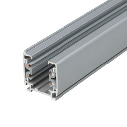 UBX-AS4 SILVER 100 POLYBAG Шинопровод осветительный, тип А. Трехфазный. Цвет серебряный. Длина 1 м. Упаковка полиэтиленовый пакет.