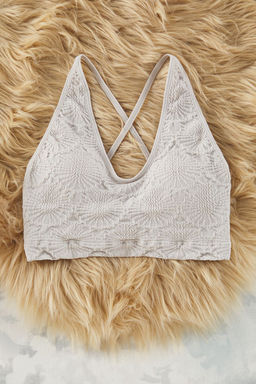 TRENDYOLMILLA Tas Cicekli Seamless/Dikissiz Balensiz Kapl? Bustiyer Orme Sutyen THMSS25SU00023  фото 8