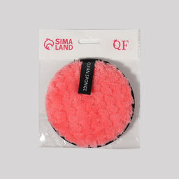 Спонж для умывания, d=11 см, с подвесом, МИКС