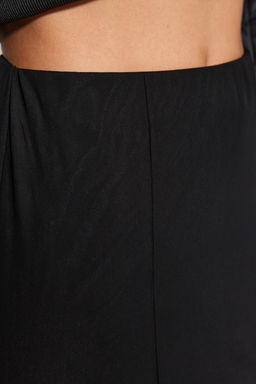 TRENDYOLMILLA Siyah Astarl? Tul Maxi Orme Etek TWOAW24ET00130 фото 11