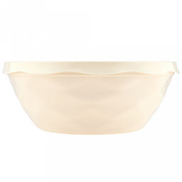 Салатник пластмассовый Modena 4л, д28,4см, h10,6см, с крышкой, пищевой полипропилен, светло-бежевый (Россия) - Домашняя мода фото 3