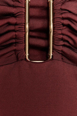 DRAPED HALTER TOP - Zara фото 8