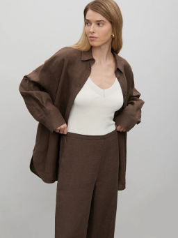 Брюки широкого кроя - Emka фото 2