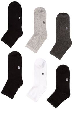 6 пар носков средней высоты в подарочной коробке Happyfox