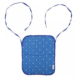 Эко-мешочек 25х30см Корсика синий, на завязках, хлопок 100%, упаковка классическая ПП с подвесом 14,5х20см, Домашняя мода (Россия)  фото 3