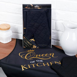 Набор Самой прекрасной (кухонный фартук и прихватка) - Beauty fox фото 2