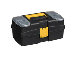 Ящик для инструментов "Марс" 12", 290х170х132мм с органайзером и вставкой (черный) 221401930/01