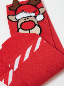 Цена за 2 пары. Носки новогодние красный - Conte elegant фото 4