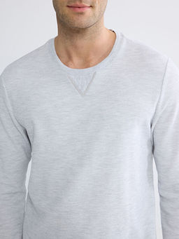 Bisiklet Yaka Erkek Sweatshirt