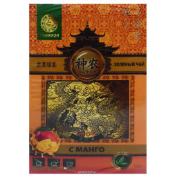 Зеленый чай с манго Shennun, Китай, 100 г