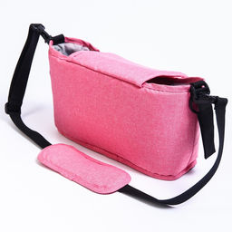 Сумка-органайзер для коляски, цвет розовый - Simaland фото 5