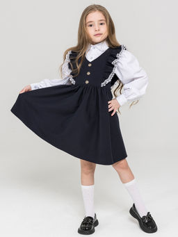 Сарафан для девочек - Синий мир фото 2