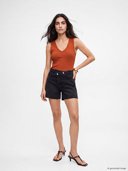 Regular Fit Kad?n Mini Jean ?ort
