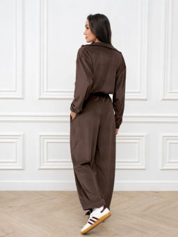 Костюм женский Элис Молочный шоколад - Modamica фото 5