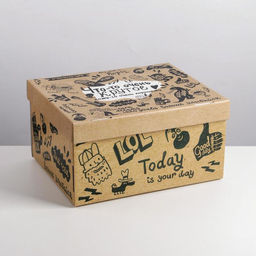 Коробка складная Крафт, 31,2 х 25,6 х 16,1 см - Дарите счастье фото 8