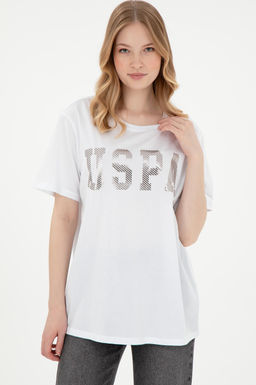Kad_n Beyaz Basic Ti__rt Sepette S_rpriz _ndirim - U.s. polo assn фото 3