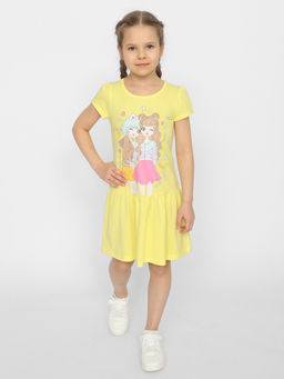 CRB wear / CSKG 63659-30 Платье для девочки,желтый/Ex.Cherubino  фото 2