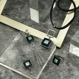 Серьги из муранского стекла MATRIX LS3029 - Vloes фото 6